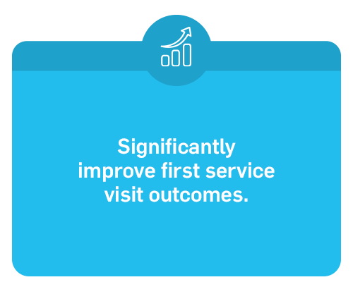 Improve First Service Visits